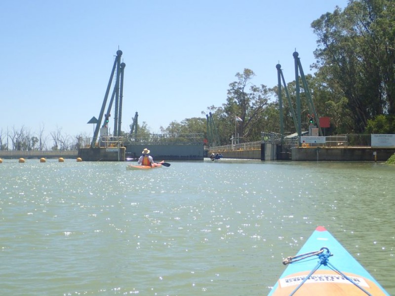 Approaching lock 6