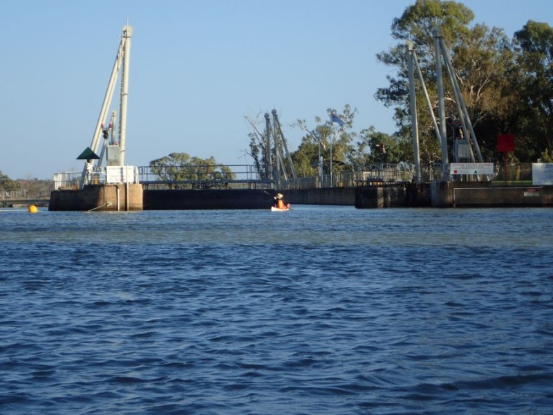 Approaching lock 3